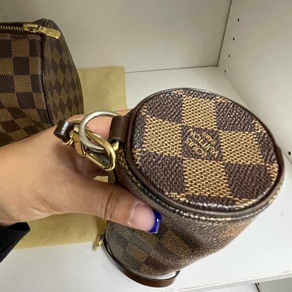 LOUIS VUITTON Papillon Ebene Brown Damier Canvas - Picture 11 of 11